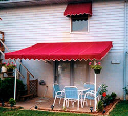 Patio cover and matching window awning